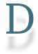 D icon